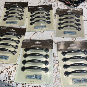 LIBERTY 3" HALF ROUND HANDLE DRAWER PULL 6 PACKS & 7 LOOSE 31 TOTAL VENETIAN BRO